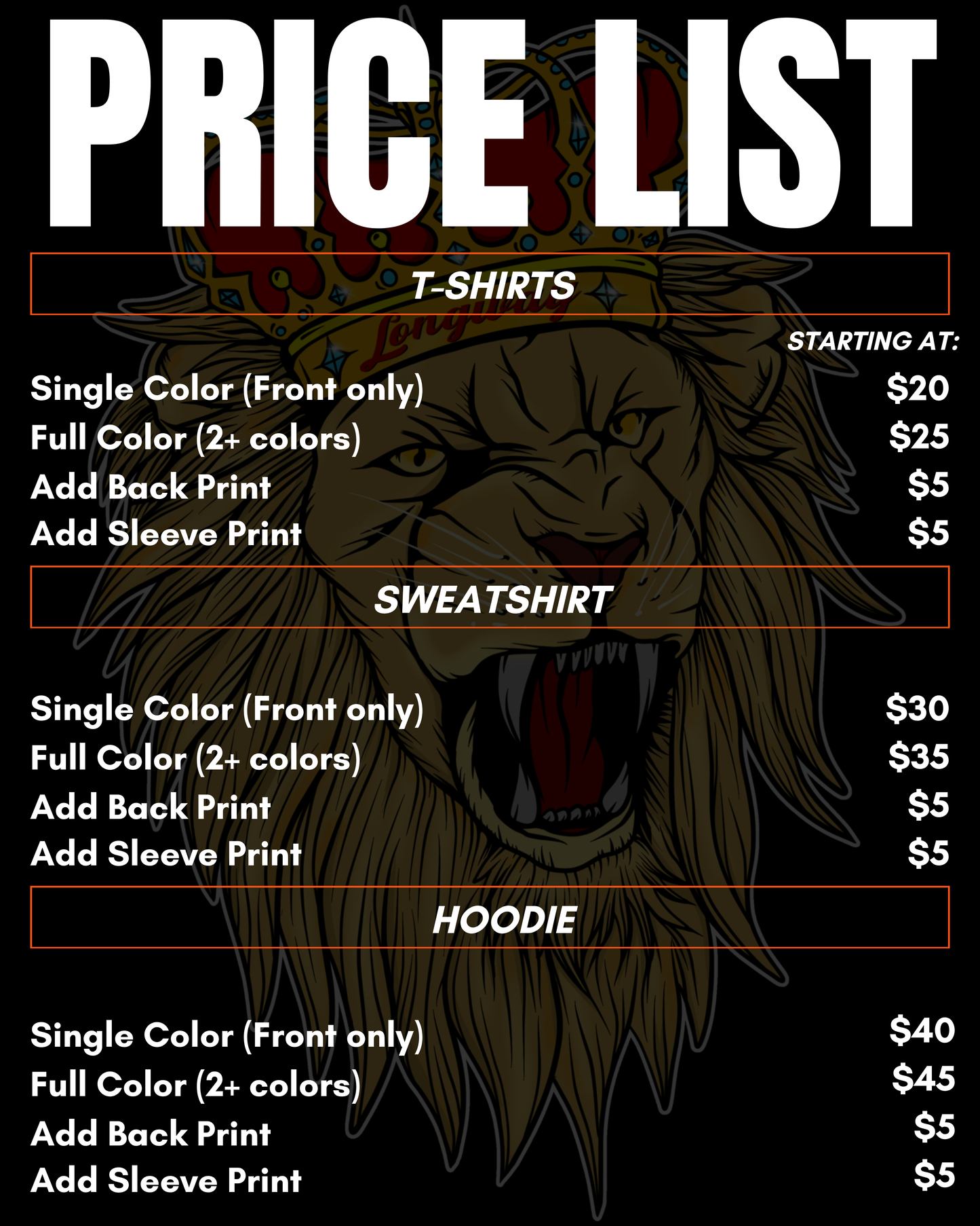 Custom T-shirt
